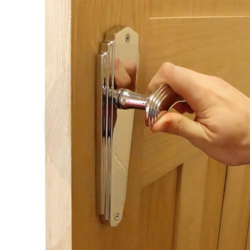 Art deco shop door handles
